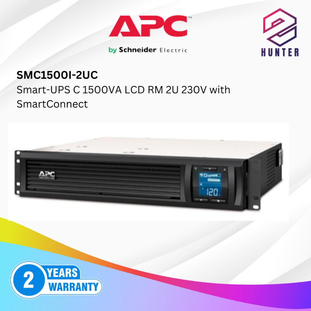 Apc Smc1500i 2uc Smart Ups C 1500va Lcd Rm 2u 230v With Smartconnect Shopee Malaysia 1615