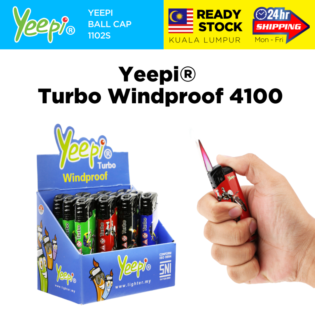 Yeepi Turbo Windproof Refillable Windproof Lighter - Multicolour ...