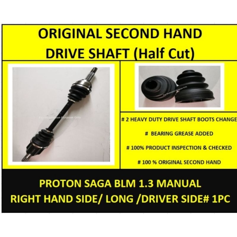 Original Secondhand- Proton Saga BLM 1.3(MANUAL) Drive Shaft - Long ...