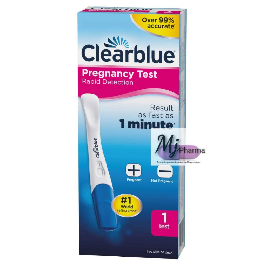 Clearblue PLUS Pregnancy Test Rapid Detection result fast as 1 minute 1 ...