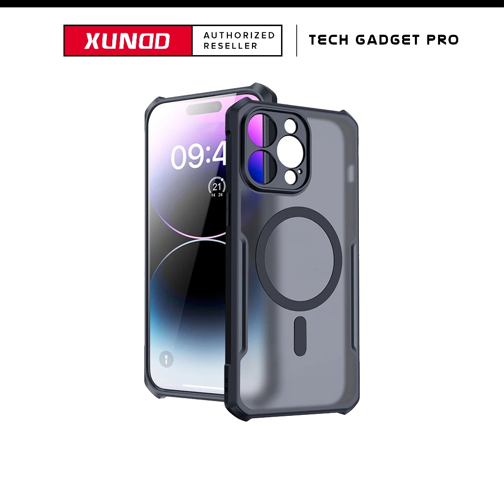 XUNDD Magnetic Matte Phone Case for iPhone 16 15 14 Pro / Plus Wireless ...