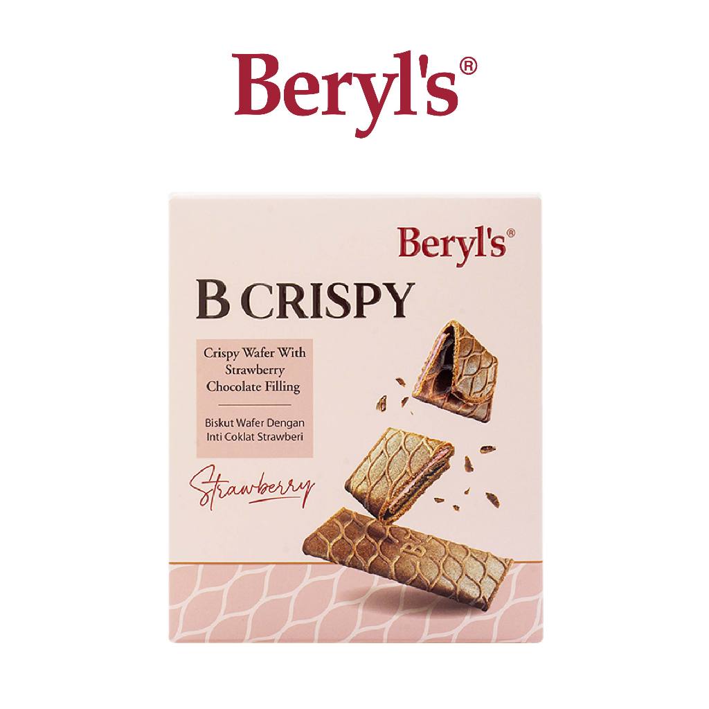 Beryl's B Crispy Wafer With Strawberry Chocolate Filling (80g) | Shopee ...