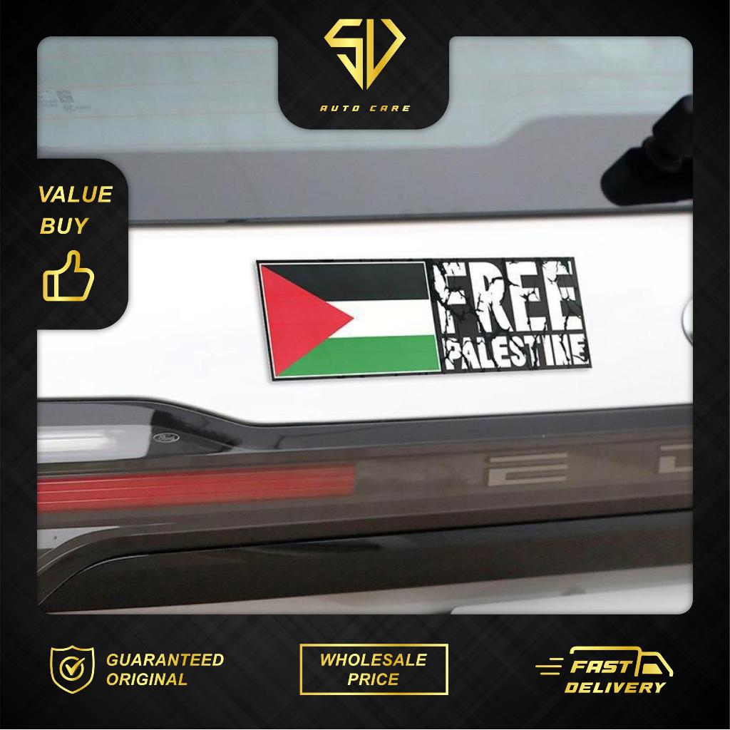 FREE PALESTINE FLAG STICKER UNTUK KERETA MOTOR FREE PALESTINE CAR ...