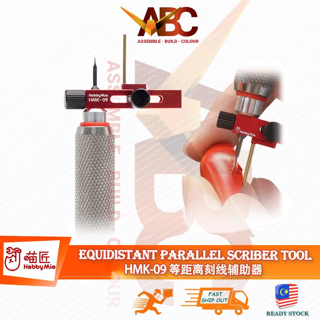 (HobbyMio) HMK09 Equidistant Parallel Scriber Tool - Panel Line Marking ...