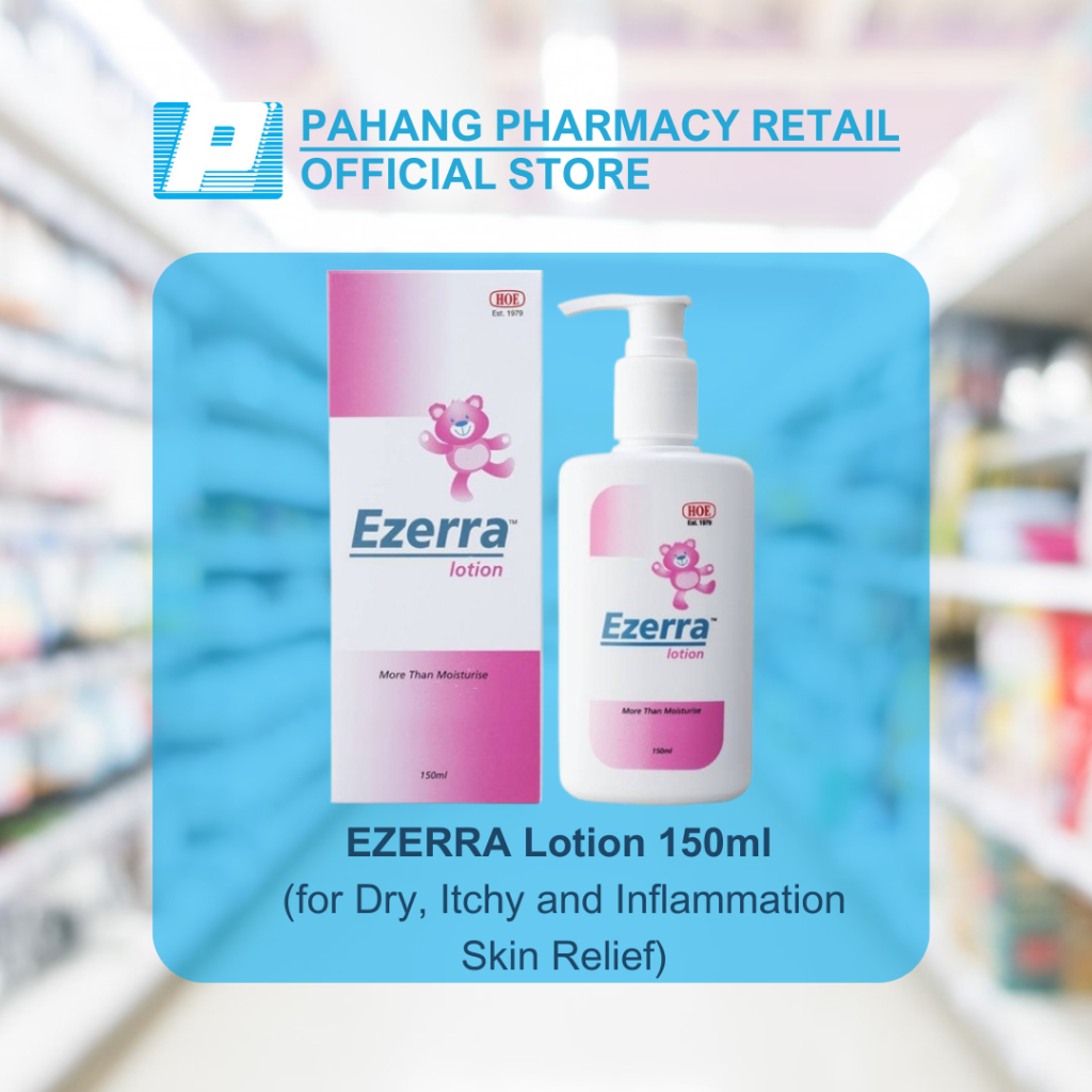 EZERRA Lotion 150ml (for Dry, Itchy and Inflammation Skin Relief ...