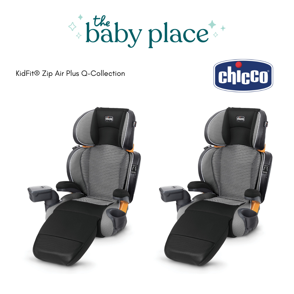 Chicco KidFit Zip Air Plus 2-in-1 Belt-Positioning Booster Car Seat - Q ...
