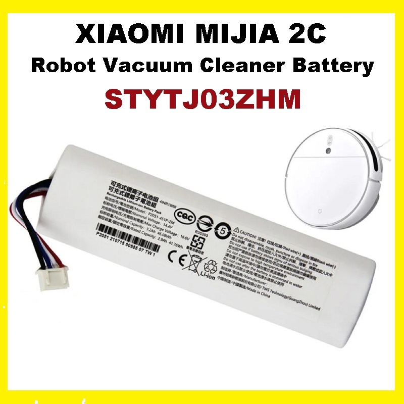 Xiaomi MOP 2 MIJIA 2C STYTJ03ZHM Vacuum Robot Mop Battery Replacement ...