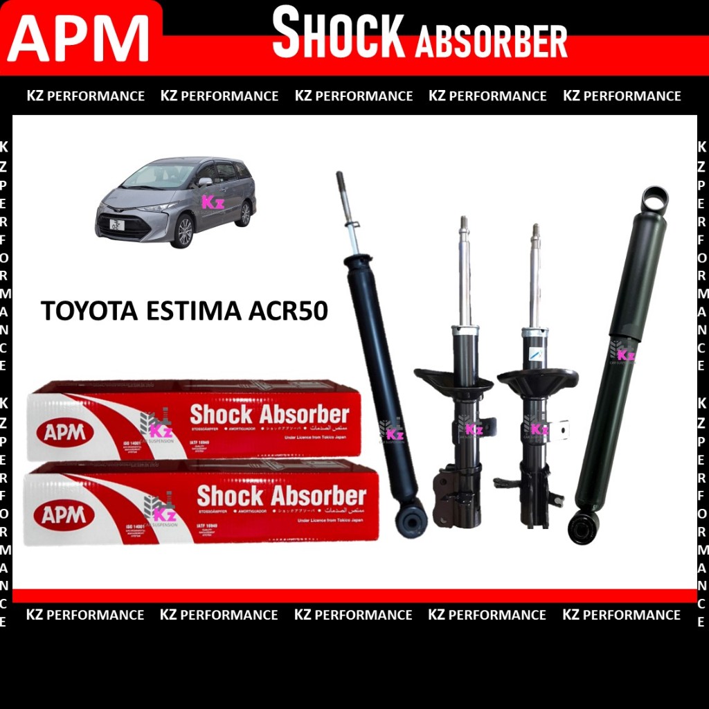 SET [100%] APM SHOCK ABSORBER FRONT ABSORBER / REAR ABSORBER TOYOTA ...