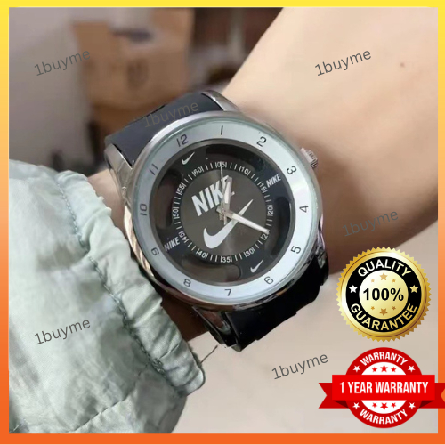Nike analog watch silicone band clearance