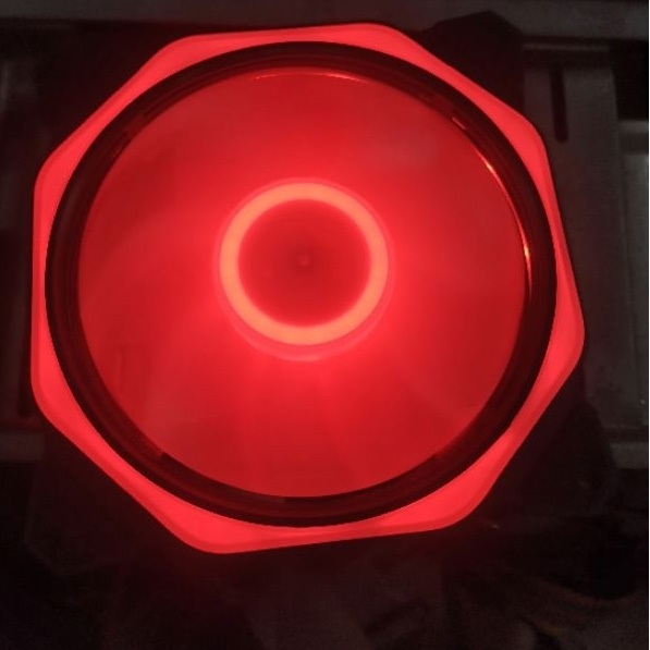 LED Light 12CM PC Computer Case Cooling Fan Powered by Molex 4 Pin / 3 ...