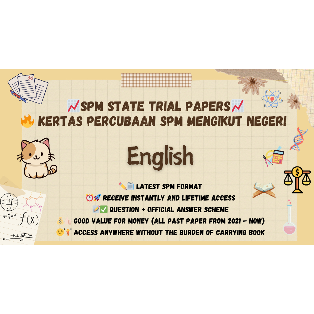  updated 2024 spm english state e trial percubaan papers in pdf