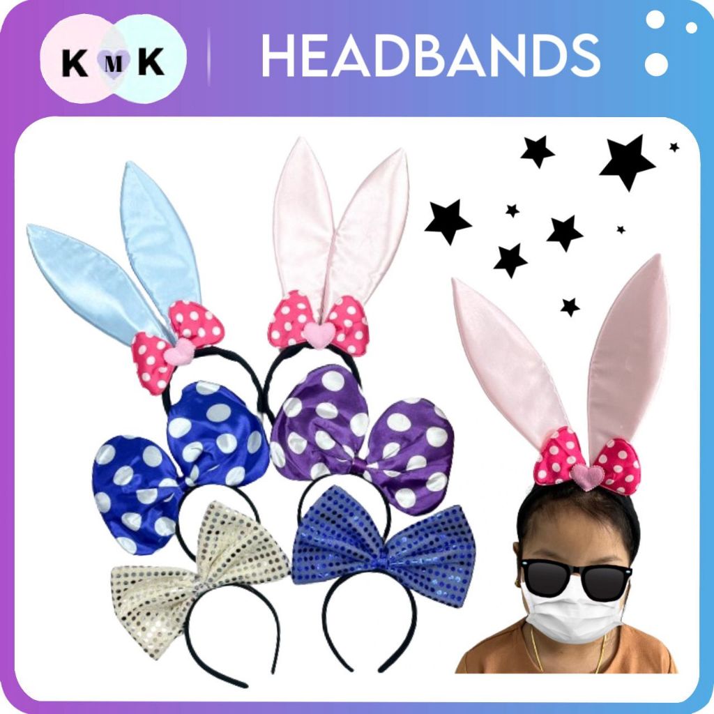 Pretty Headbands Big Bow Ribbon Headband Rabbit Ribbons Princess Autumn ...