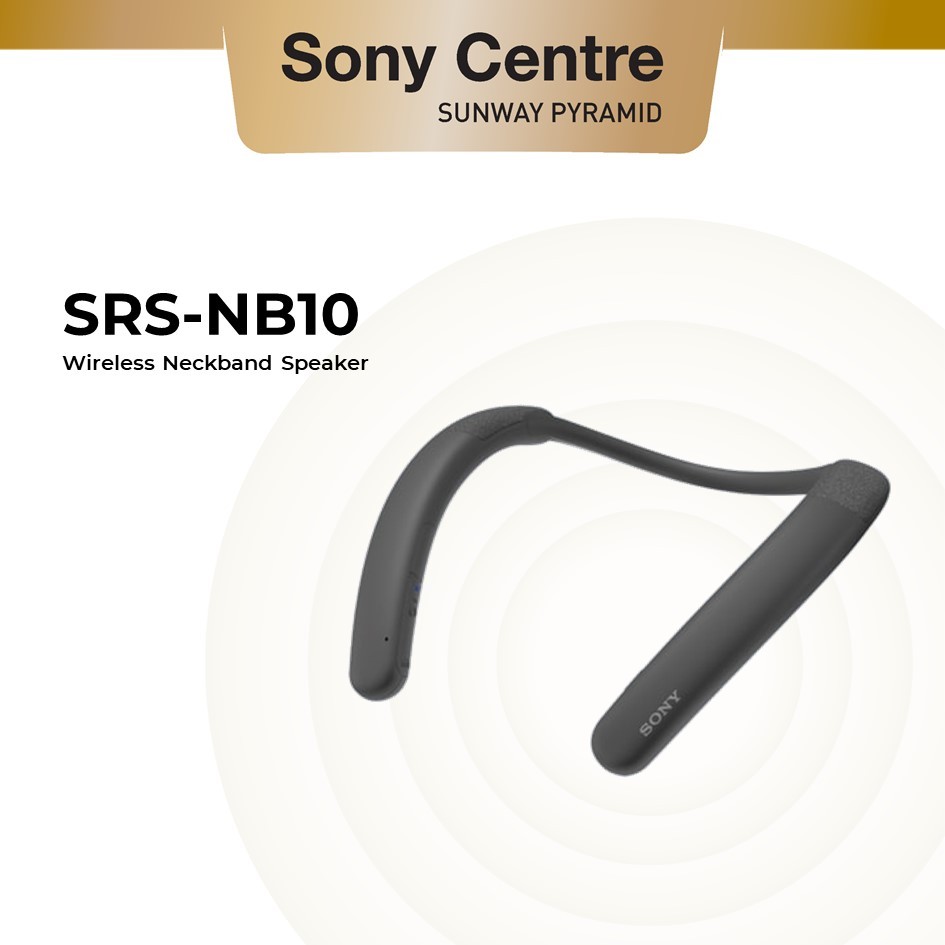 SONY SRS-NB10 Wireless Neckband Speaker NB10 Shopee Malaysia