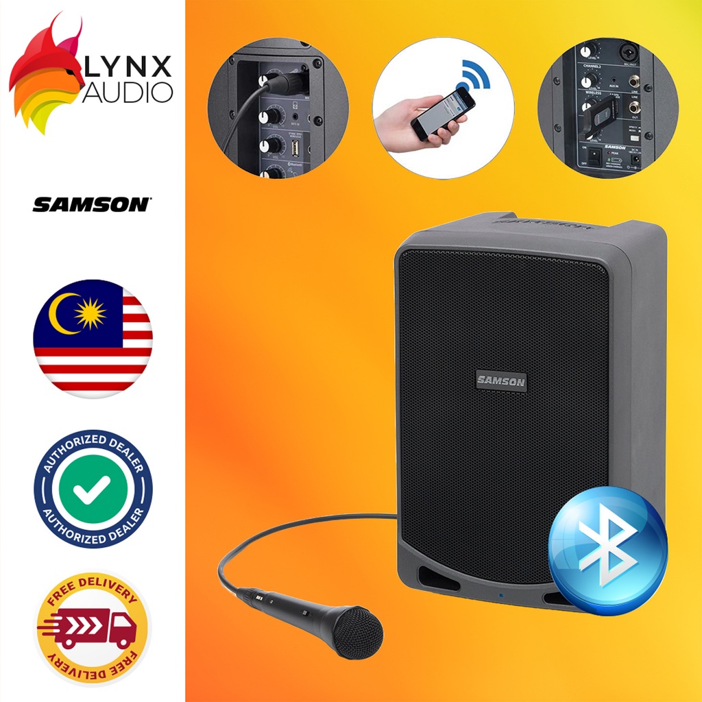 Samson Expedition XP106 6inch Rechargeable Portable PA Speaker with