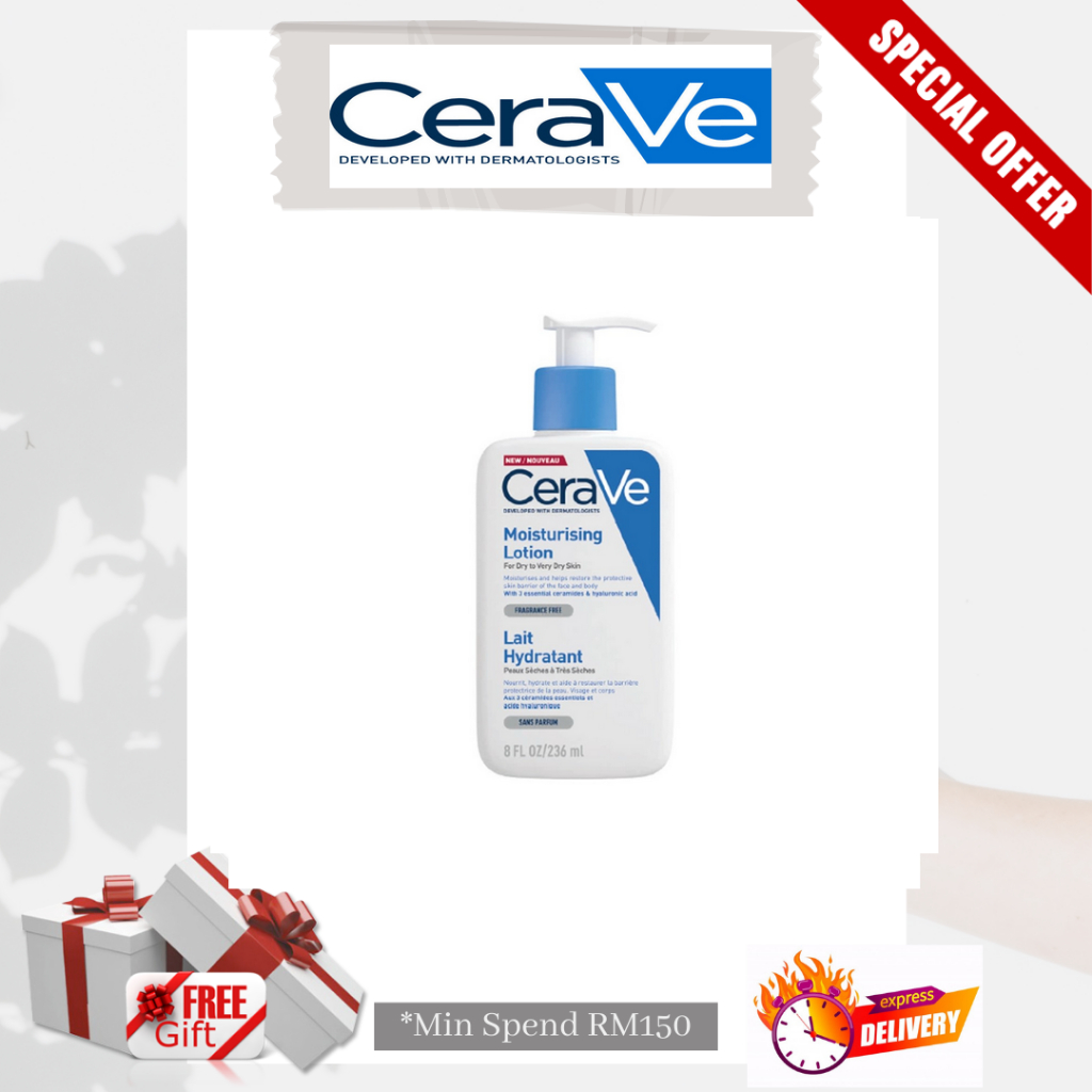 CERAVE MOISTURIZING LOTION LAIT HYDRATANT 236ML | Shopee Malaysia