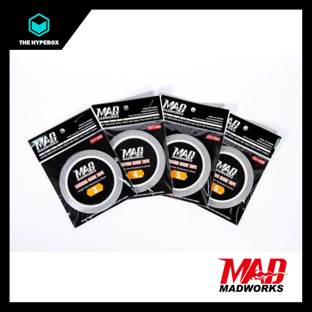 MADWORKS CARVING GUIDE TAPES - 3mm / 4mm / 5mm / 6mm / 10mm - 1pcs ...