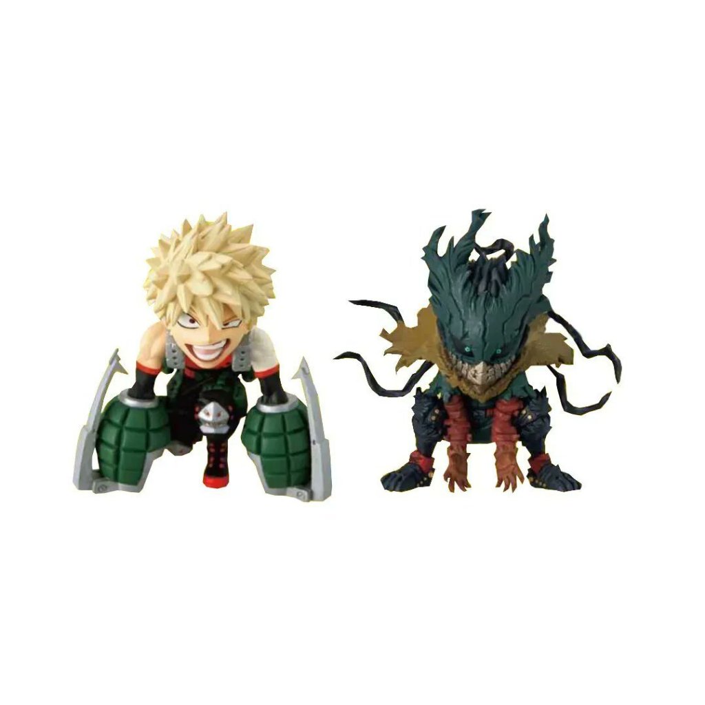 WCF Figure Statue Jump World My Hero Academia Black Deku & Bakugou ...