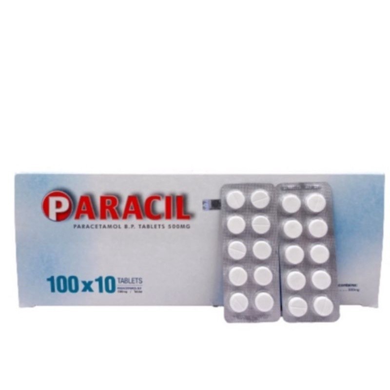 Paracil Paracetamol Tablets 500mg 10S - 1 PAPAN | Shopee Malaysia