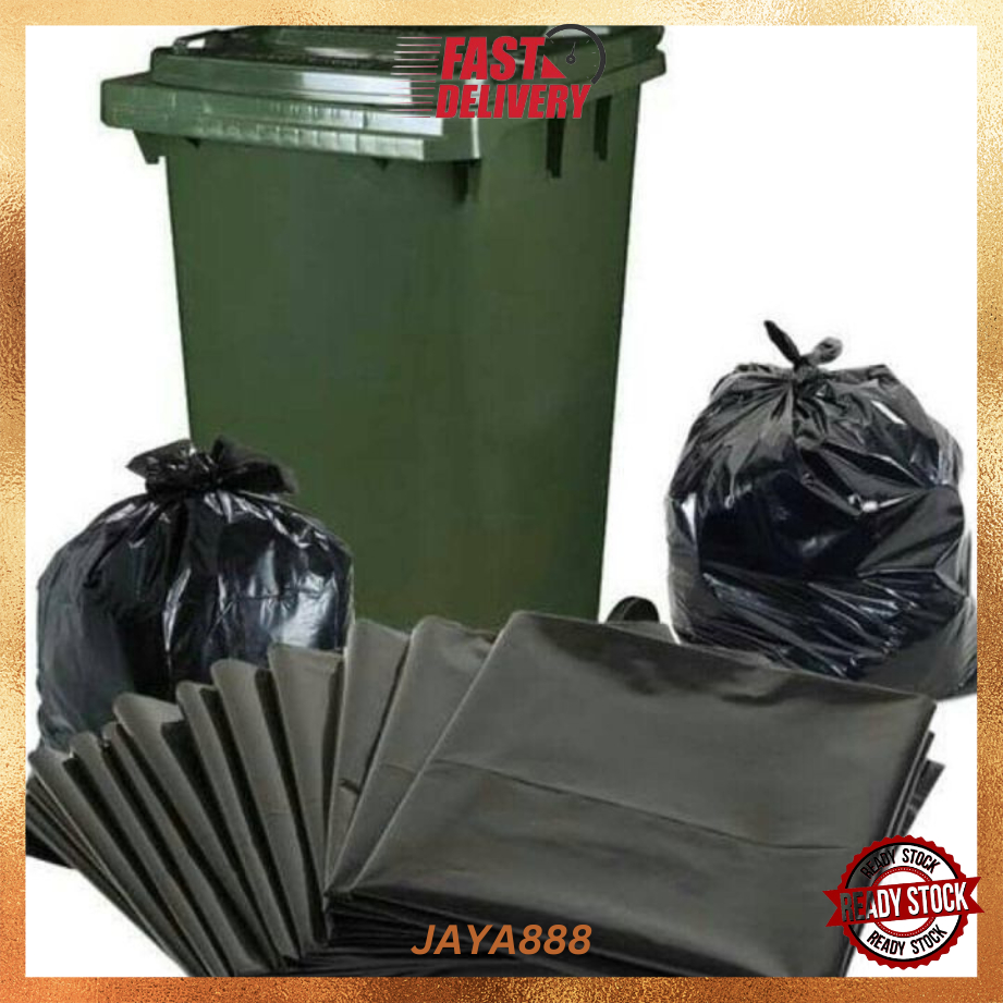 XL / XXL GARBAGE BAG / PLASTIK SAMPAH BESAR / PLASTIK SAMPAH HITAM ...