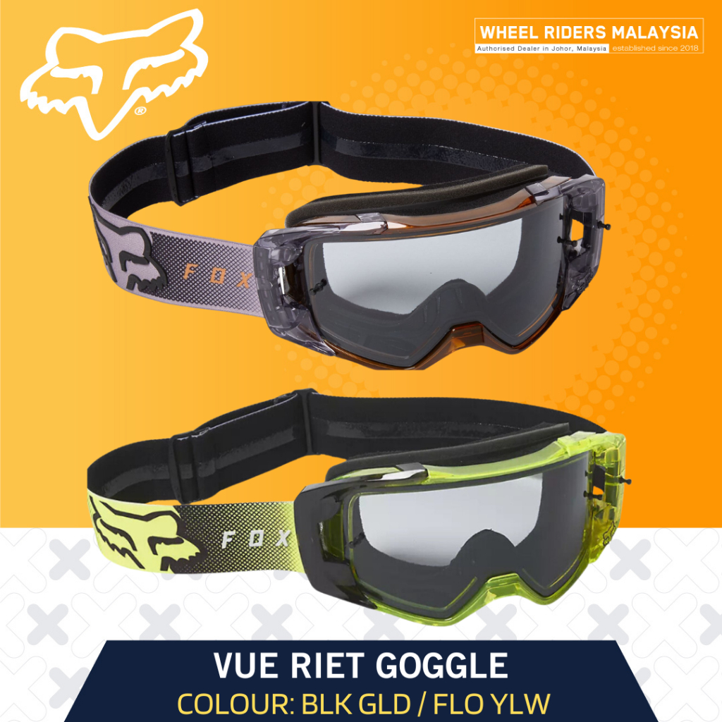Fox Vue Riet Goggle Motocross Goggle Ready Stock Original | Shopee Malaysia