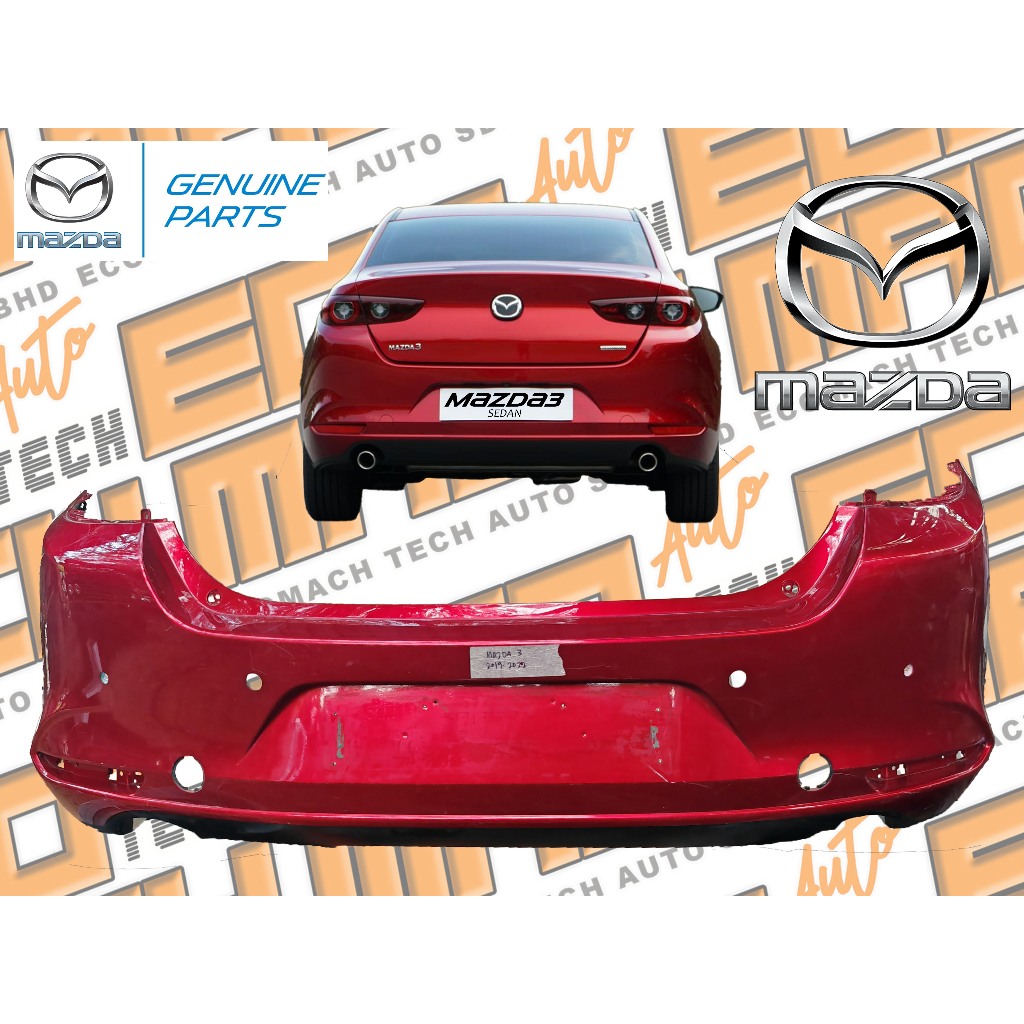 MAZDA 3 SEDAN 2019 - 2022 ORIGINAL REAR BUMPER | Shopee Malaysia