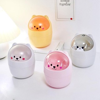 Trash Can Desk Storage Bin Cute Animals with Mini Garbage Organizer for ...