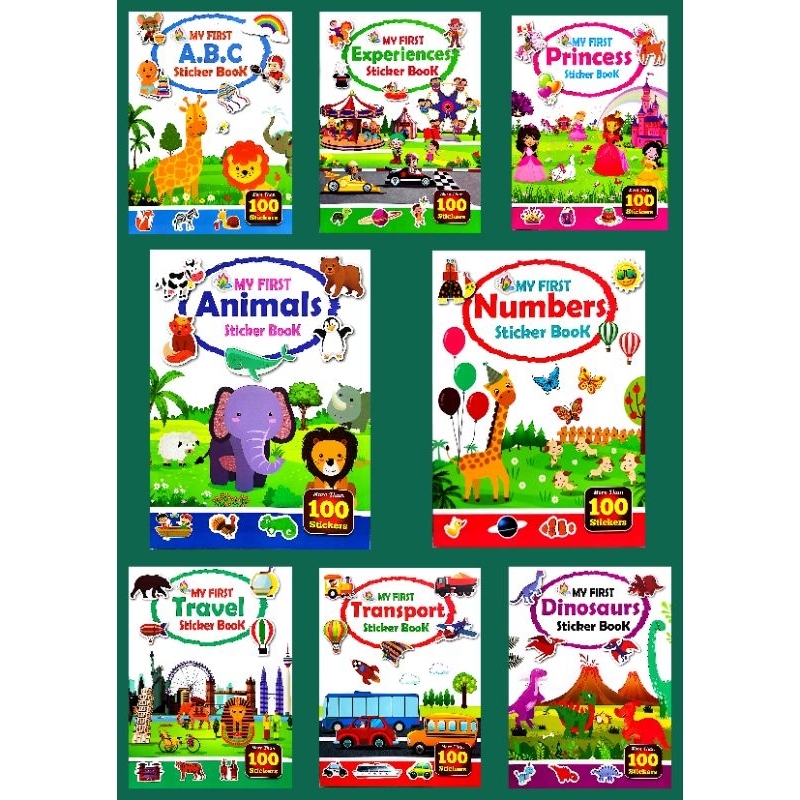 MY FIRST STICKER BOOK (MORE THAN 100 STICKERS) MIND TO MIND | Shopee ...
