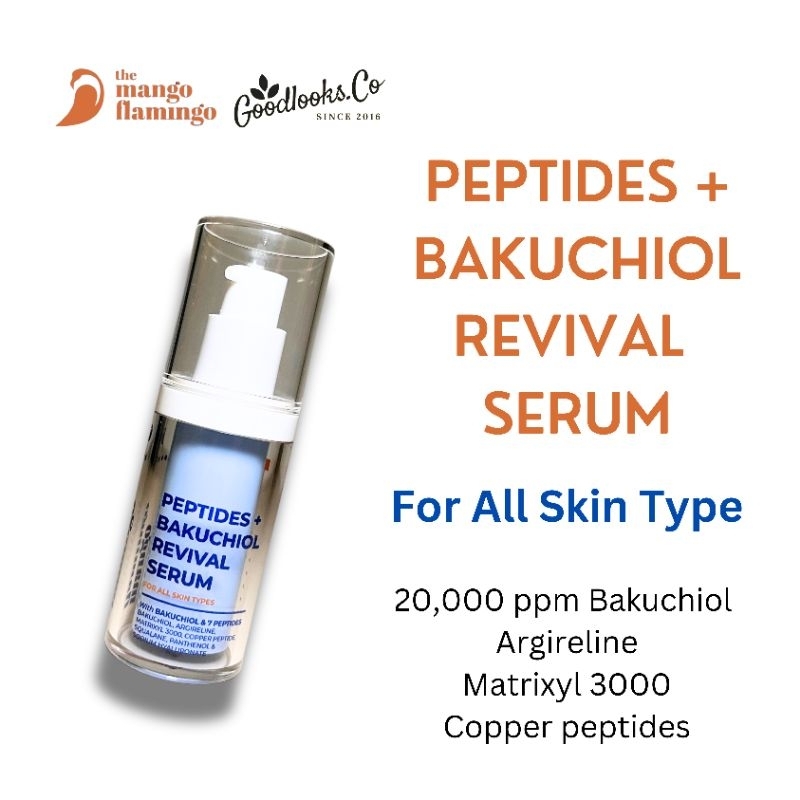 THE MANGO FLAMINGO Peptides + Bakuchiol Revival Serum NEWBIE Bakuchiol ...