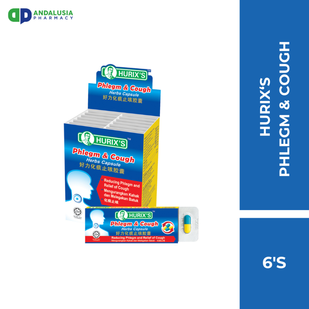 HURIXS PHLEGM & COUGH CAPSULE 6'S | Shopee Malaysia