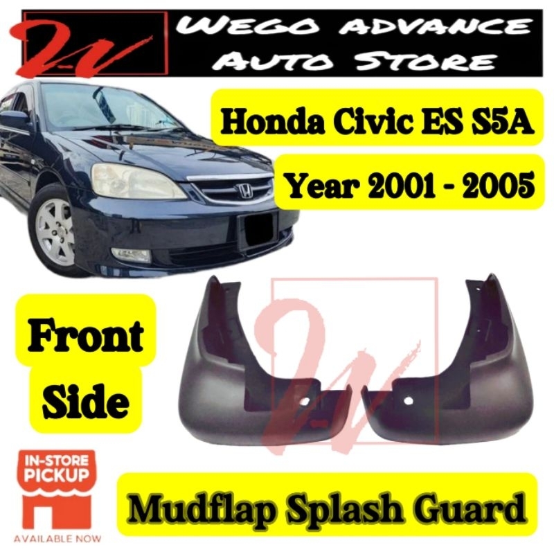 08P09-SNA-100R1 - 2006-2011 Honda Civic - Splash Guard Set Rear | All Discount Parts Store