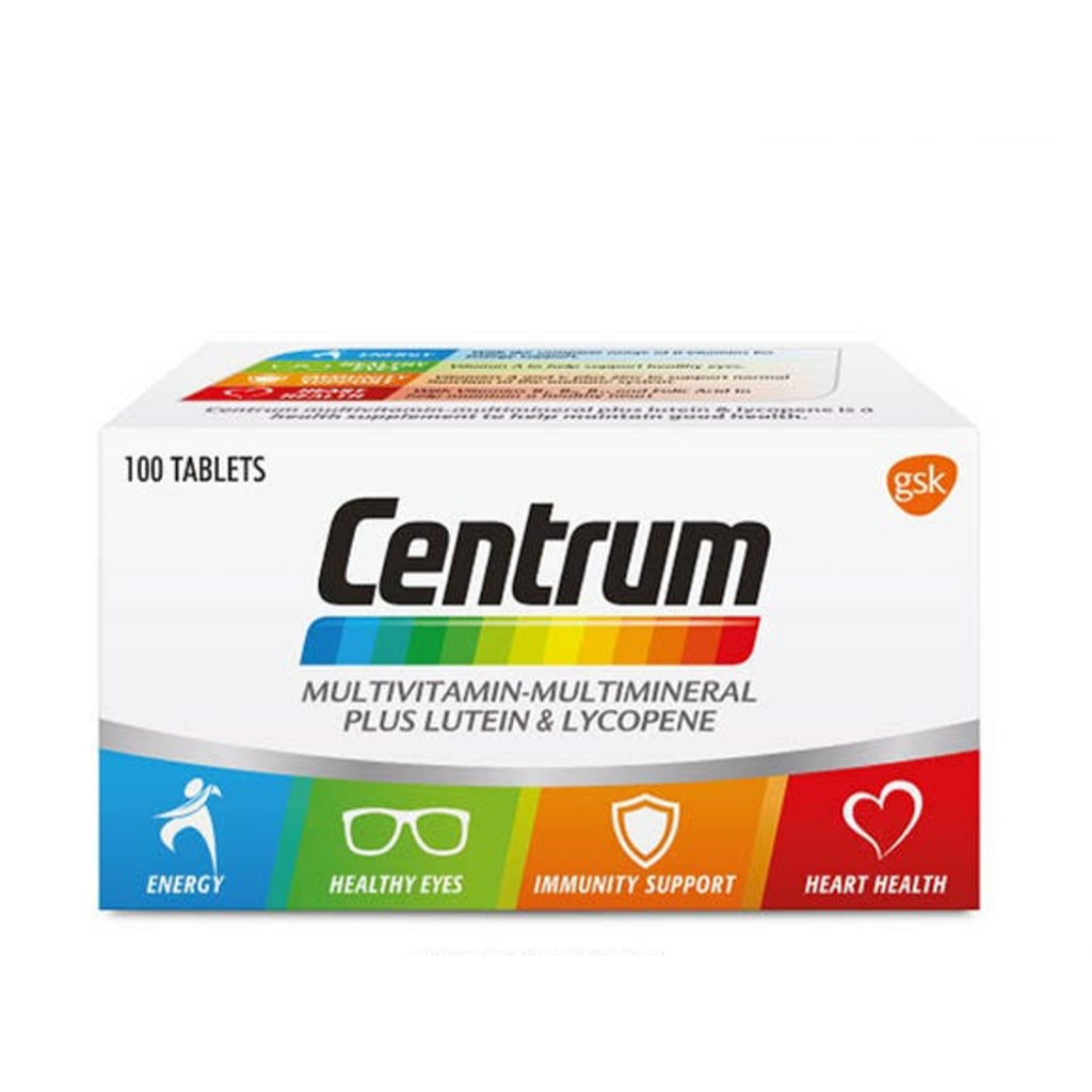 GSK - CENTRUM : MULTIVITAMIN-MULTIMINERAL PLUS LUTEIN & LYCOPENE ((EXP ...