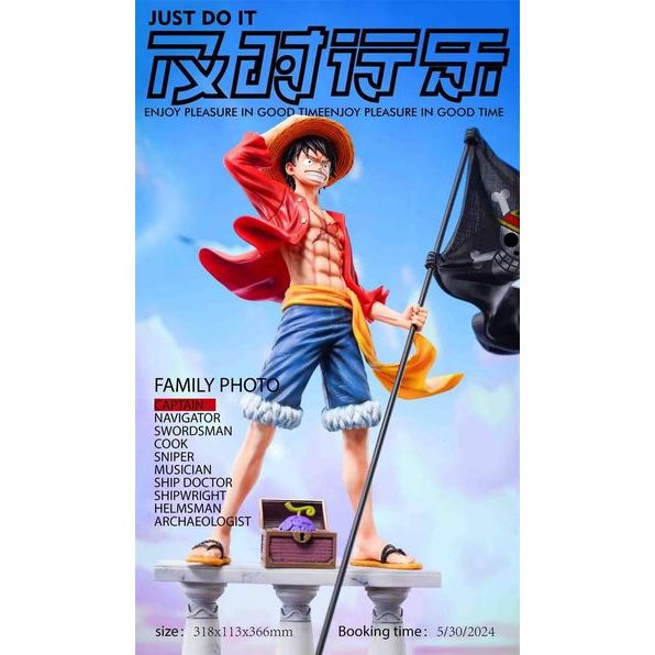 Just do it Studio - Luffy One Piece Resin Statue GK Anime Figure ...