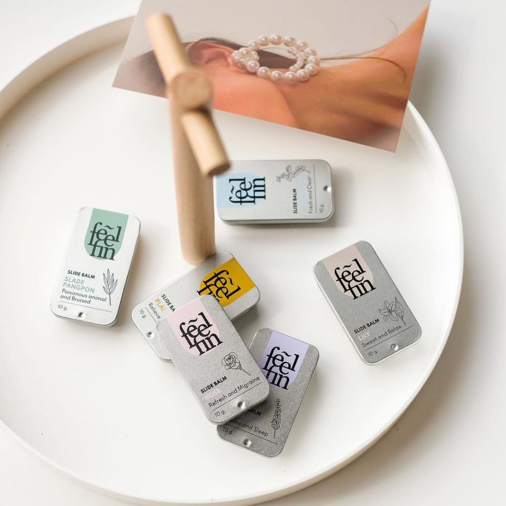 Feelfin Aromatic Slide Balm Silver Edition imported fromThailand ...