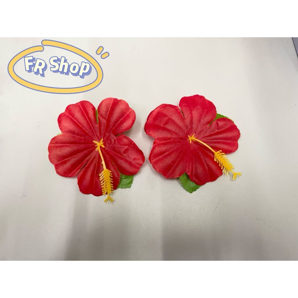 Bunga Raya Artificial Merah/ Bunga Raya Merdeka 10cm x10cm | Shopee ...