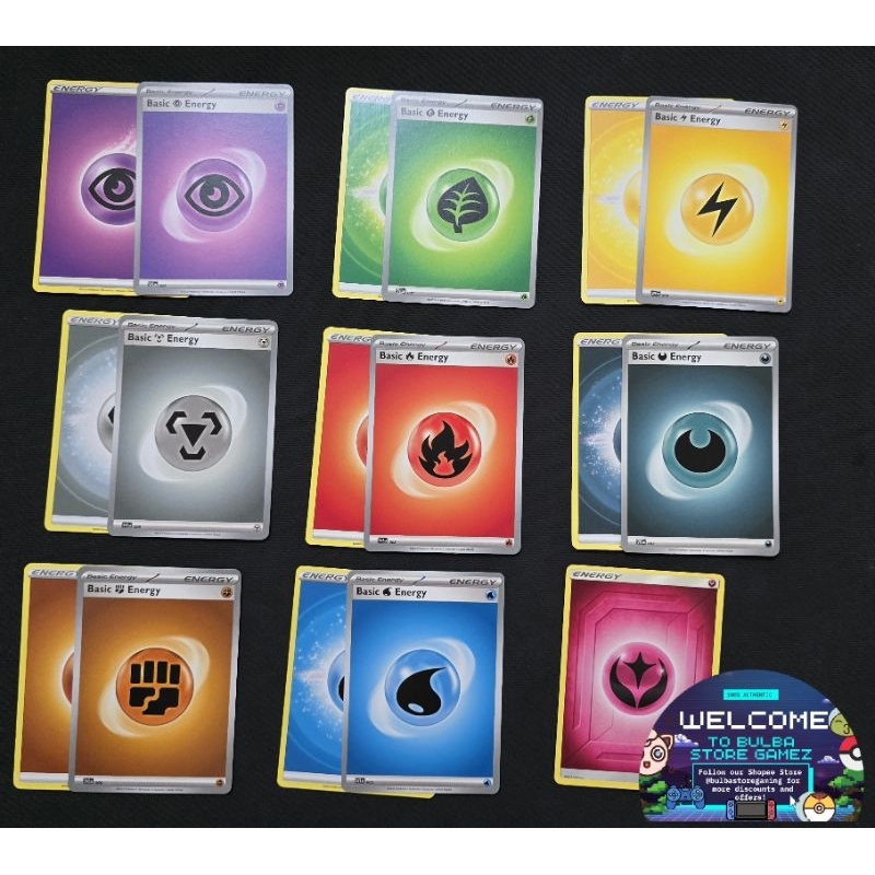 Energy Cards (Random Year) Pokemon TCG Card Game Scarlet & Violet Original  Energy Brick Set | Shopee Malaysia