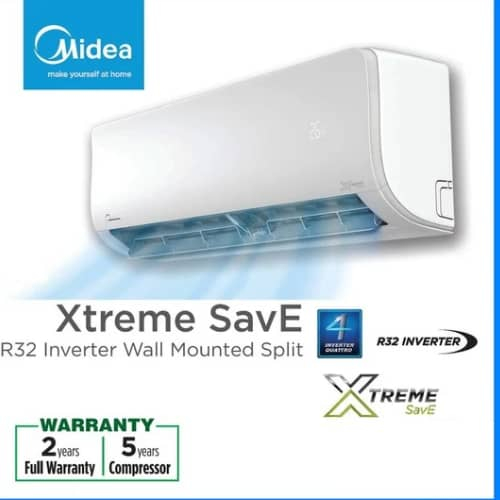 Johor Bahru Area Midea R32 Inverter 1.0HP 1.5HP 2HP 2.5HP Installation