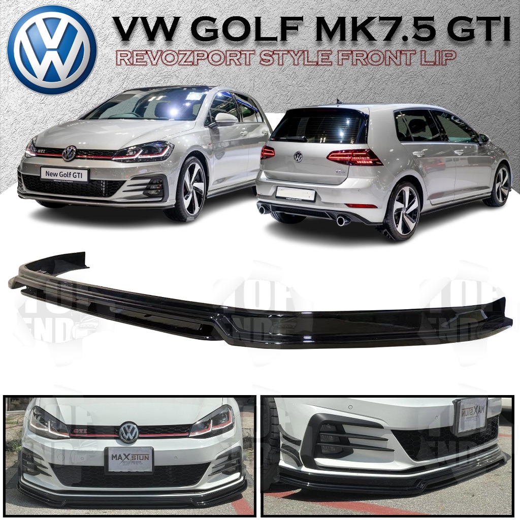 VOLKSWAGEN GOLF MK7.5 GTI REVOZPORT FRONT LIP BUMPER SKIRT LIP VW GOLF ...