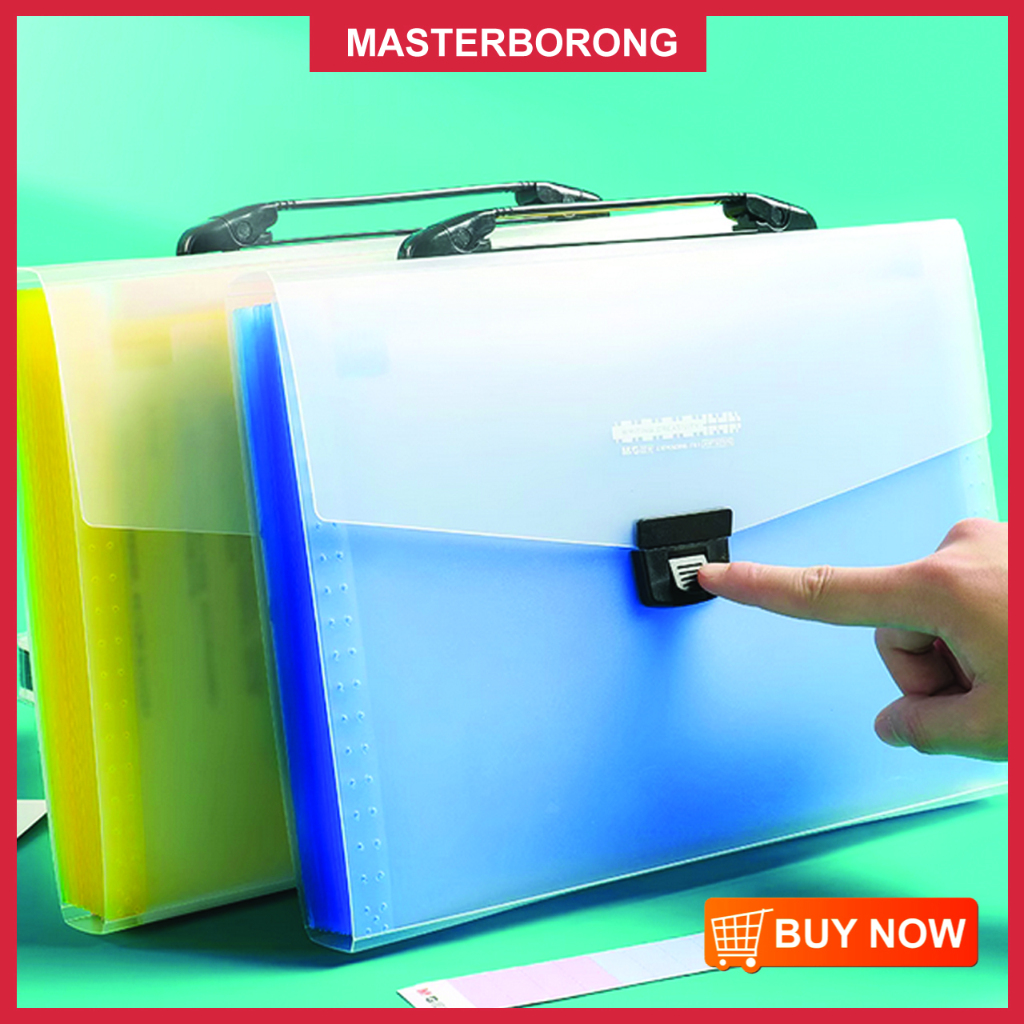 masterborong A4 Expanding File 13 Pocket Multi Layer File Folder ...