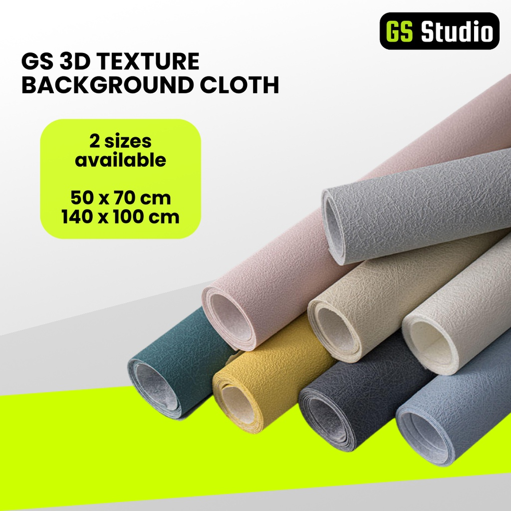GS Backdrop Photography 3D Texture Background Cloth Washable 100x140cm ...