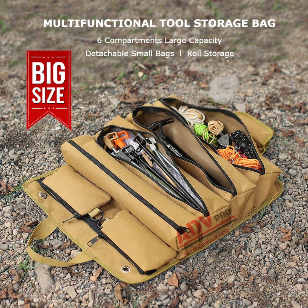 Camping Peg Storage Bag Multifunctional Tool Equipment Bag Outdoor ...