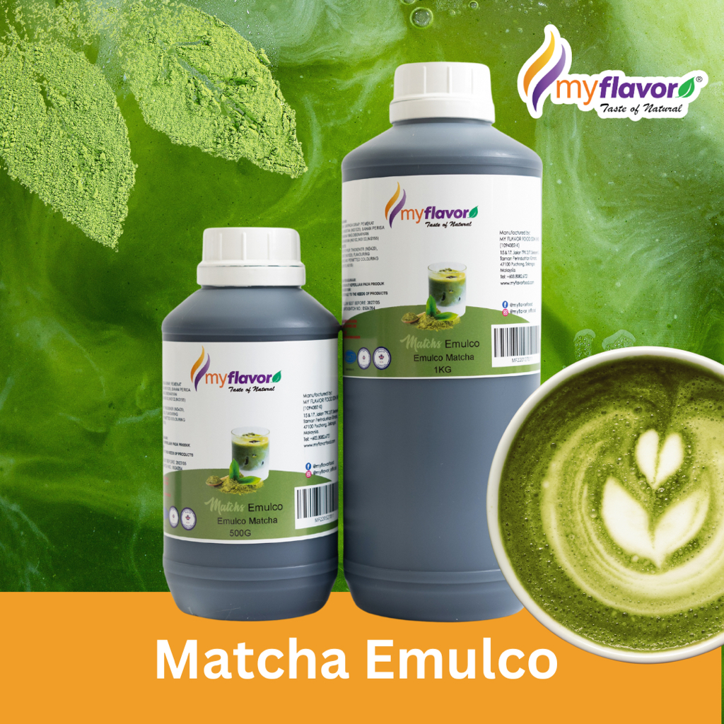 500g/1KG Matcha Emulco HALAL Food Flavour MyFlavor | Shopee Malaysia