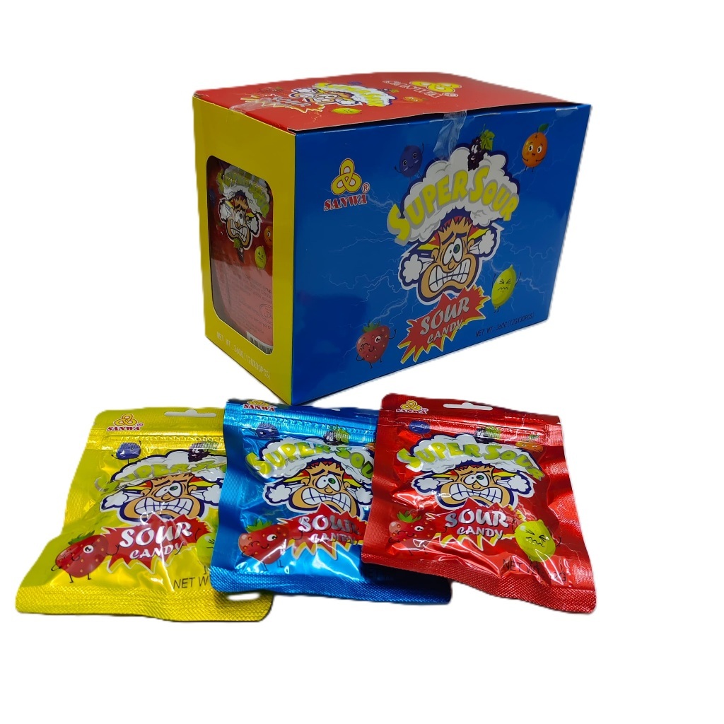 30 Pcs Sanwa Super Sour Candy 26g Each HALAL (LOCAL READY STOCKS) | Shopee  Malaysia