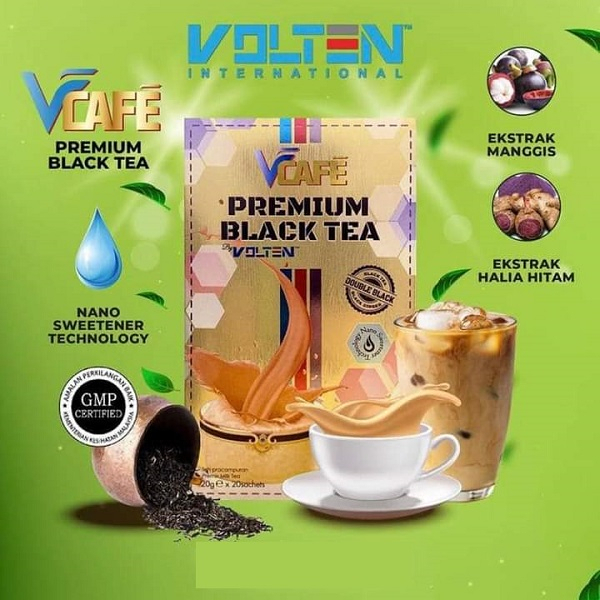 🔥READY STOCK🔥 VOLTEN VCAFE Premium Black Tea (20 sachets/box) | Shopee ...