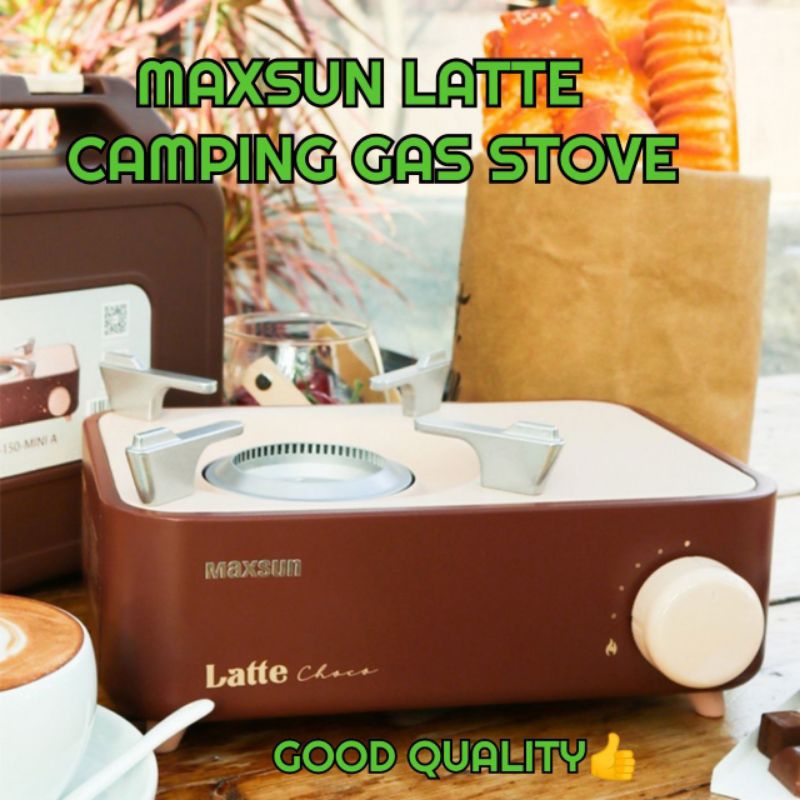 MAXSUN Latte Camping Gas Stove Outdoor Stove Butane With Briefcase ...