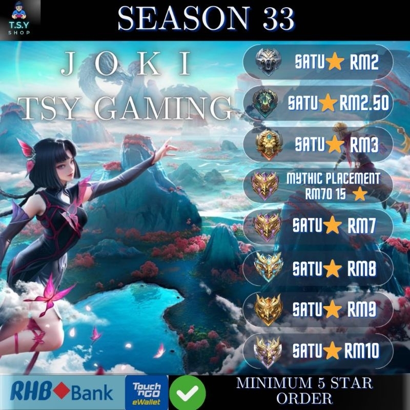 Joki Mlbb Mlbb Boosting Joki Mobile Legend By Tsy Shopee Malaysia 1938