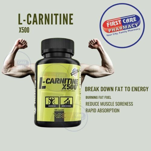 vitaxtrong l-carnitine x500 Ready Stock] VITAXTRONG L-CARNITINE X500 100s Fat Burner