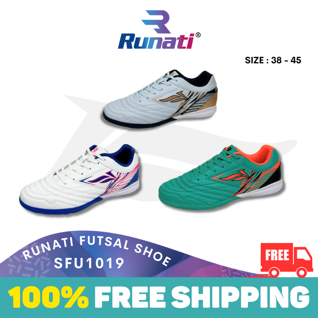 NEW ARRIVAL Runati Senior Futsal Shoes SFU1019 Kasut Futsal Shopee Malaysia