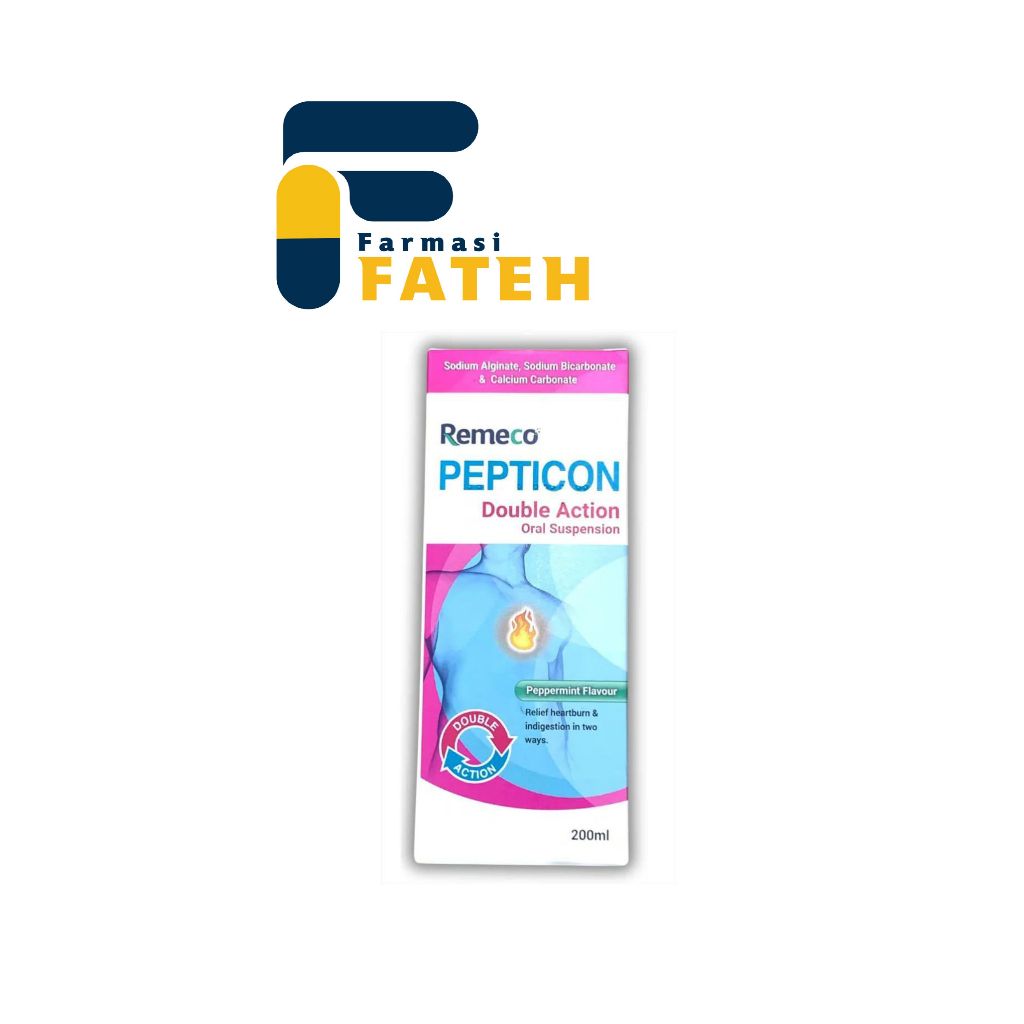 REMECO PEPTICON DOUBLE ACTION ORAL SUSPENSION 200ML | Shopee Malaysia