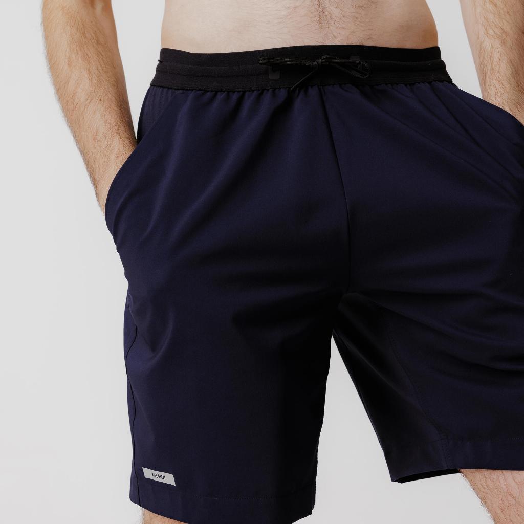 Decathlon Jogging Men Running Shorts Dry Black Moisture Absorb Lightweight Kalenji Shopee Malaysia