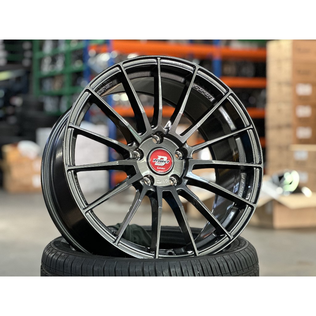 NEW 18X8.5J Lenso Project D R05 Rim (set of 4) Hyper Dark 5X114.3 for ...